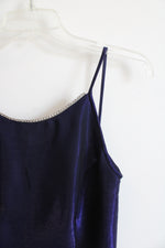 Vintage Jessica McClintock Gunne Sax Purple Metallic Dress | 5/6