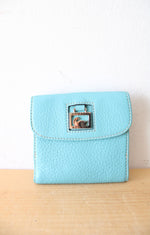 Dooney & Bourke Blue Tri-Fold Wallet