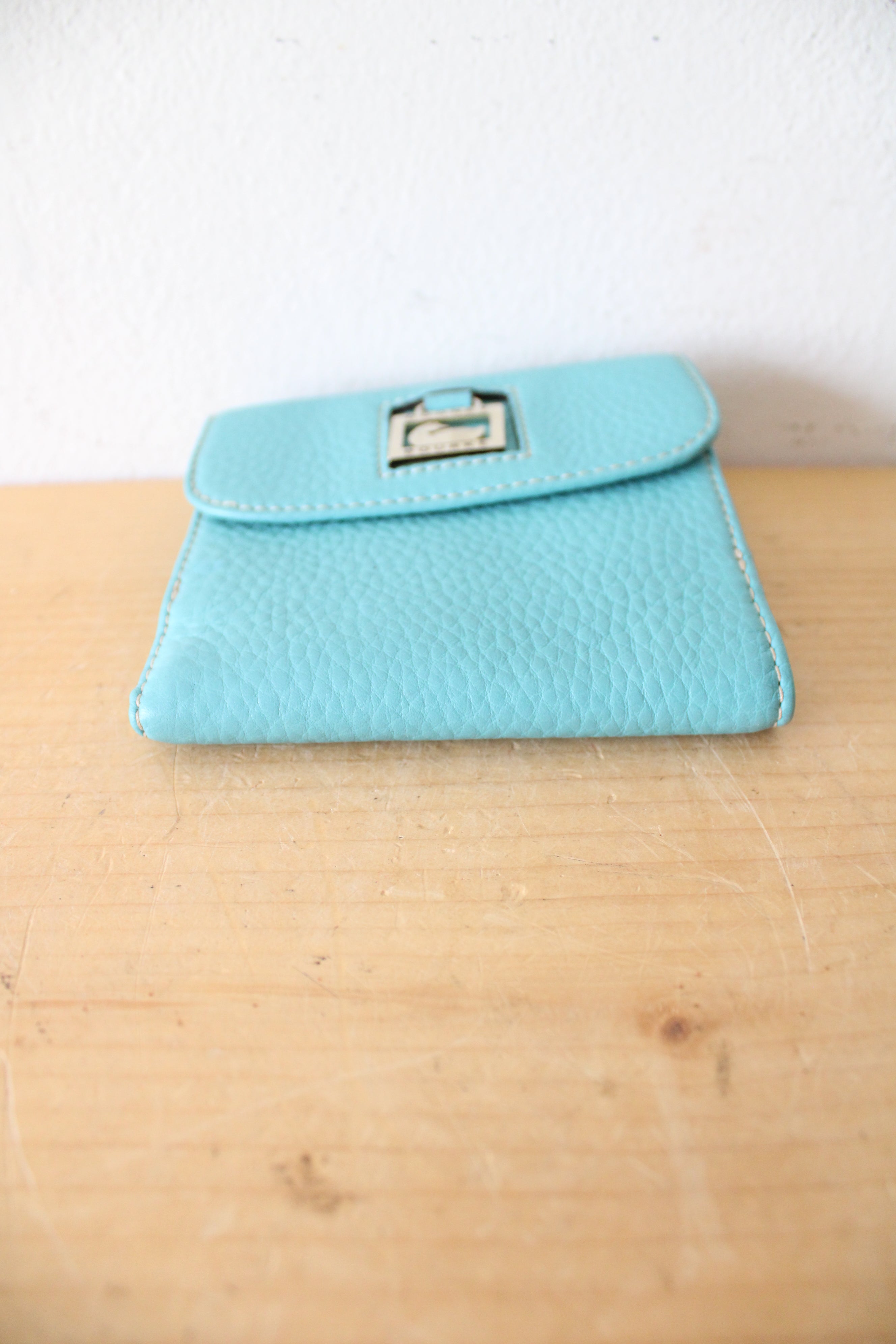 Dooney & Bourke Blue Tri-Fold Wallet