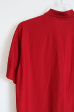 Izod Cool FX Series Red Polo Shirt | XL