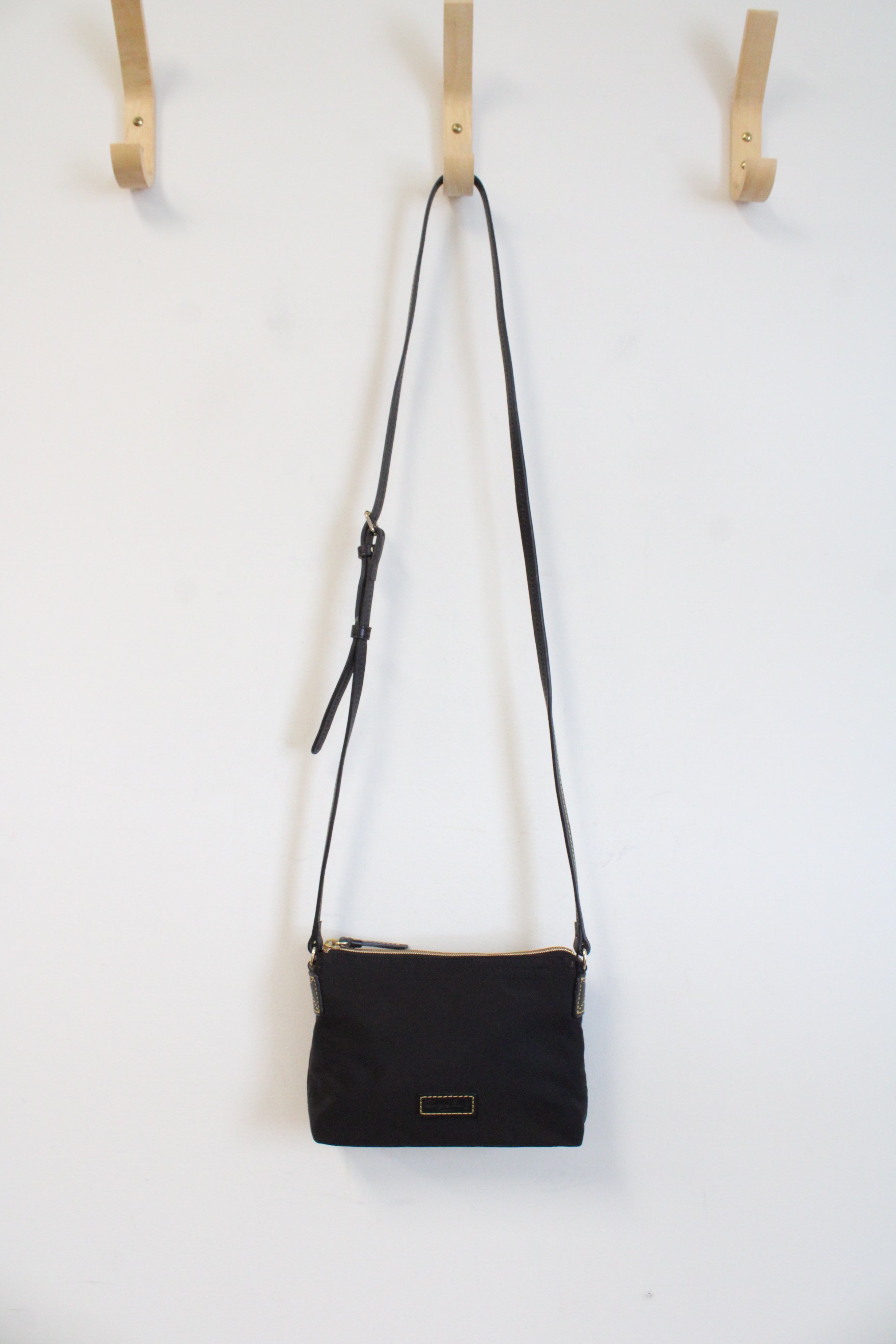 Dooney & Bourke Black Nylon Crossbody Bag