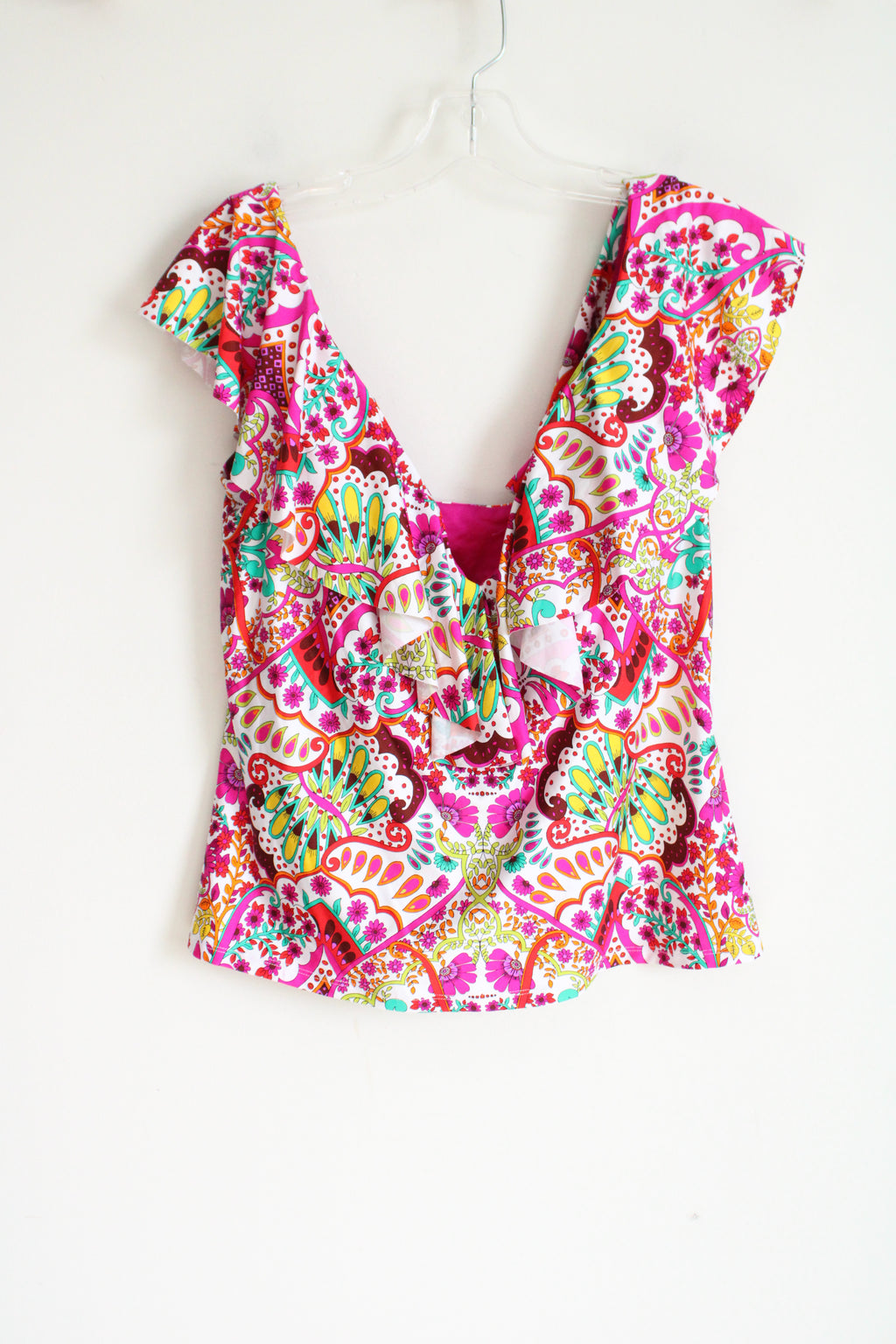 NEW Trina Turk Paisley Swim Tankini Top | 12