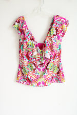 NEW Trina Turk Paisley Swim Tankini Top | 12