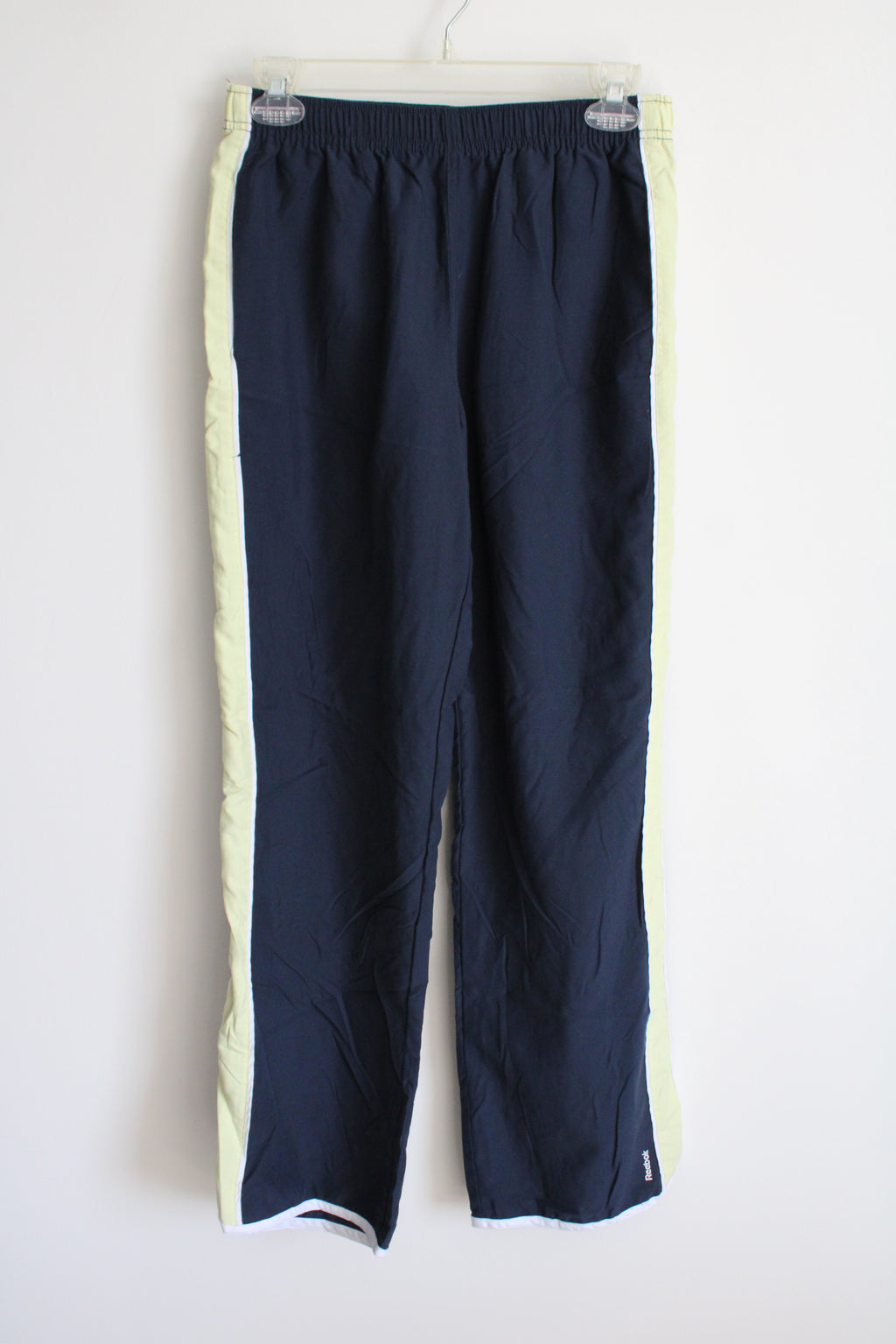 Reebok Navy Blue Green Stripe Pant | M