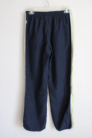 Reebok Navy Blue Green Stripe Pant | M