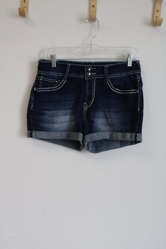 Wallflower Lucious Curvy Fit Denim Short | 11