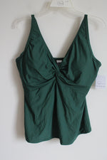 Sunsets Island Green Forever Tankini Swim Top | 40D