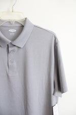 NEW Old Navy Light Gray Polo Shirt | XL