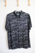 PGA Tour Black & Gray Camo Polo Shirt | XXL