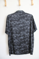 PGA Tour Black & Gray Camo Polo Shirt | XXL