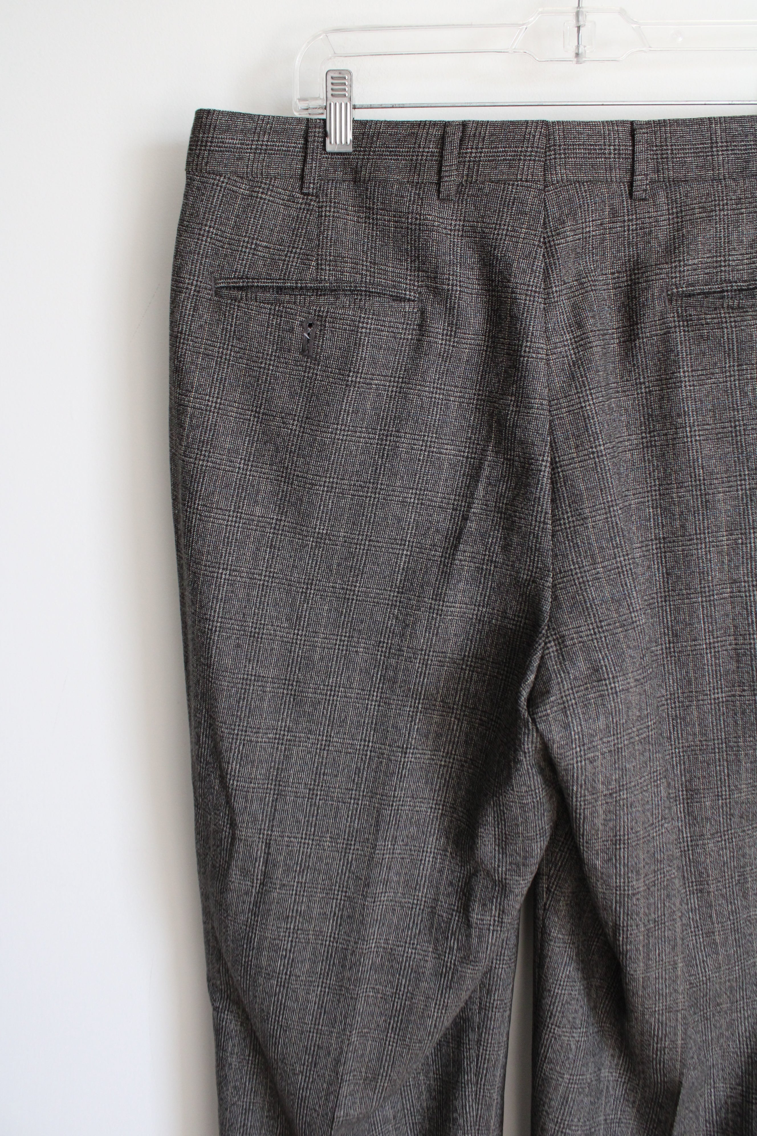 Berle Vintage Black Houndstooth Trouser Pant | 36X27