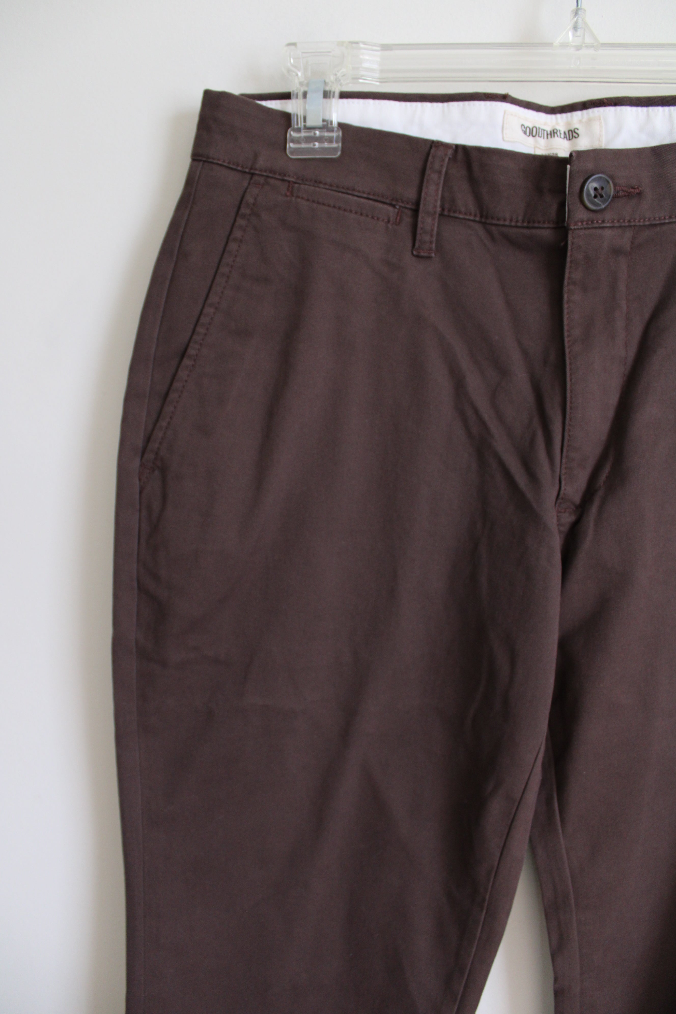 NEW Goodthreads Brown Straight Chino Pants | 30X28