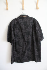 Pacific Legend Black Hawaiian Shirt | XL