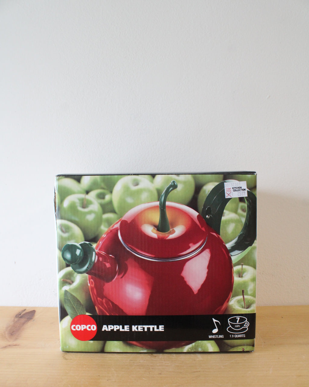 NEW Copco 1.9 Quarts Whistling Apple Kettle