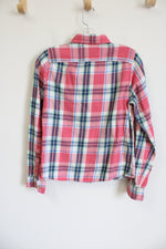 Abercrombie Kids Muscle Plaid Long-sleeve Shirt | 14