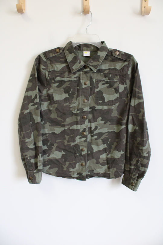 Crazy 8 Camo Button Up Jacket| 14/16