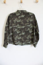 Crazy 8 Camo Button Up Jacket| 14/16