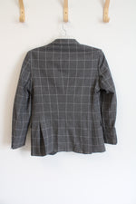 Daniel Gallotti Gray Windowpane Blazer | 48