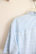 Bob Timberlake Light Blue Heathered Button Down Shirt | L