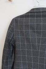 Daniel Gallotti Gray Windowpane Blazer | 48