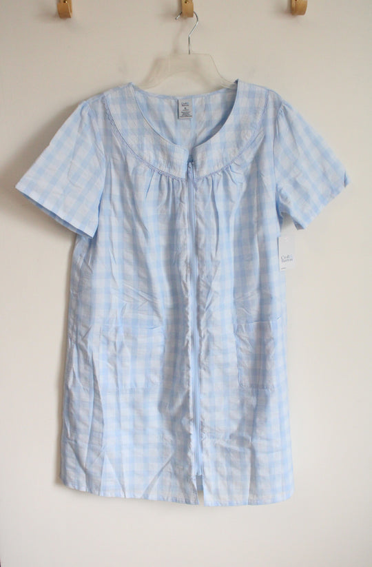 NEW Croft & Barrow Blue Plaid Sleepwear Nightgown | XL