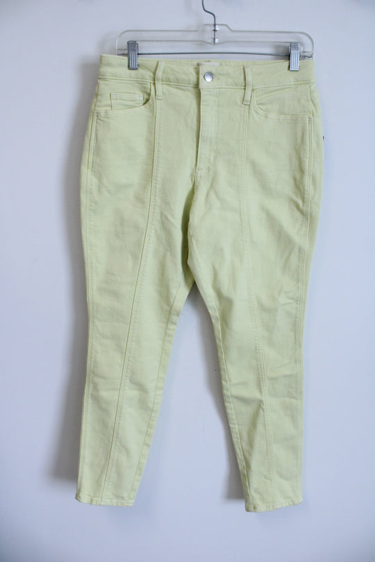 NEW Universal Threads Neon Yellow High Rise Skinny Jeans | 8