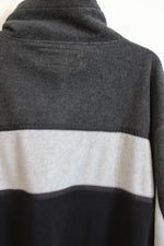 Wear First Vintage 90's Gray Fleece 1/4 Zip Pullover Sweatshirt | XL