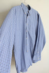 Kirkland Signature Blue Plaid Button Down Shirt | 16 - 35