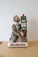Vintage Waco Melody In Motion Jackpot Willie Ceramic Figurine