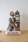 Vintage Waco Melody In Motion Jackpot Willie Ceramic Figurine