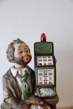 Vintage Waco Melody In Motion Jackpot Willie Ceramic Figurine
