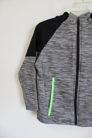 Old Navy Active Go-Dry Gray and Black Full Zip with Hood | 8