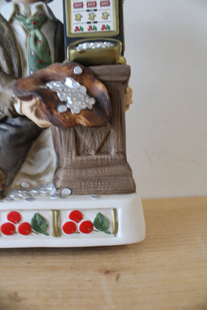 Vintage Waco Melody In Motion Jackpot Willie Ceramic Figurine