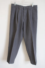 Dockers Pleated Classic Fit Gray Chino Pants | 34X30