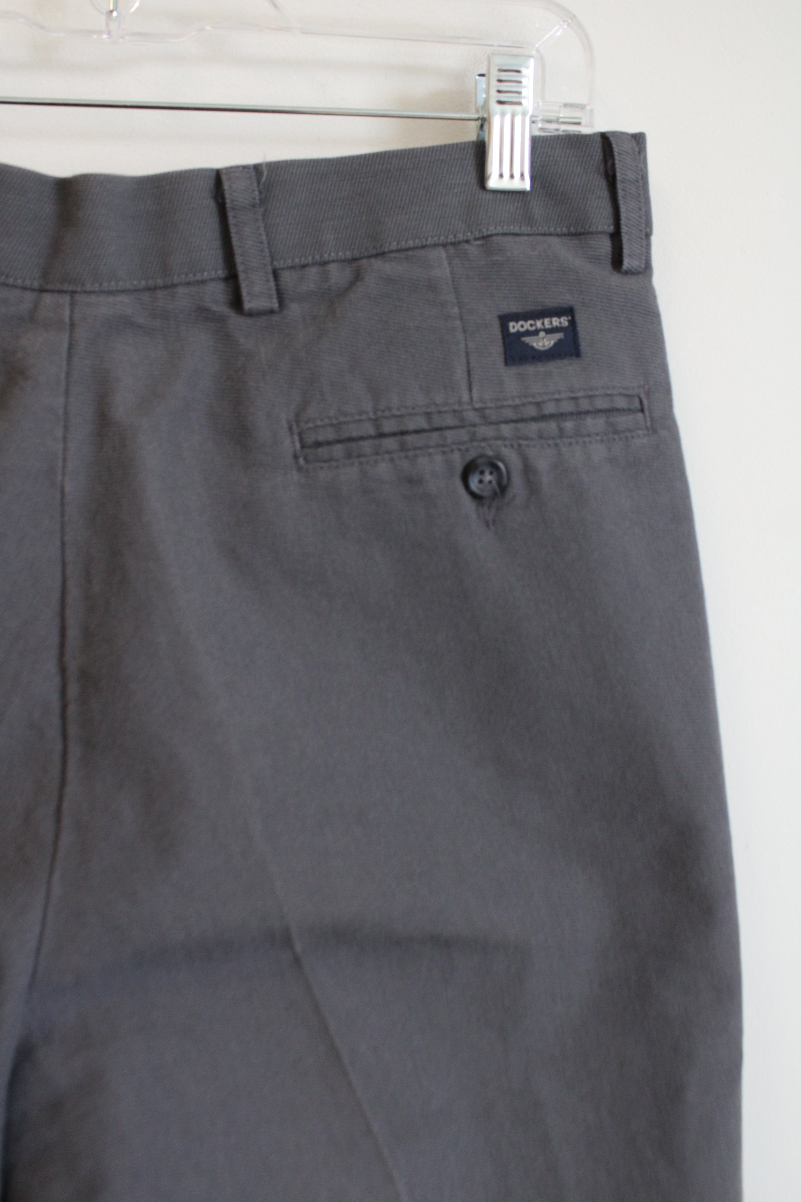 Dockers Pleated Classic Fit Gray Chino Pants | 34X30