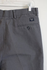 Dockers Pleated Classic Fit Gray Chino Pants | 34X30
