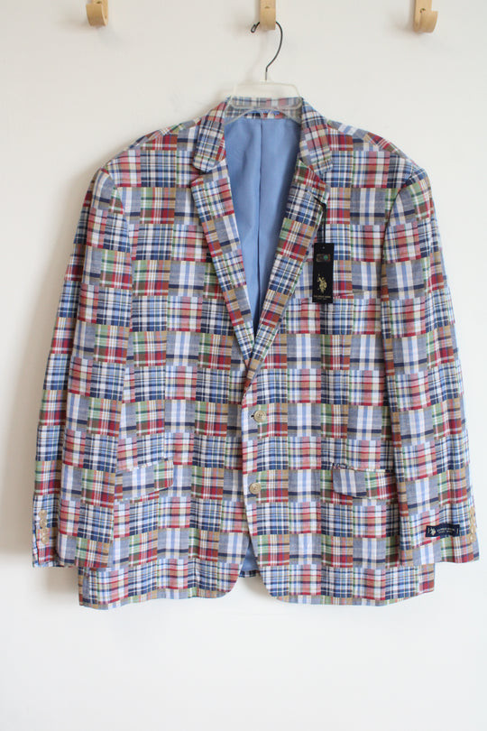 NEW Ralph Lauren Polo Assn. Patchwork Cotton Blazer | 48R