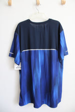 NEW Russell Blue Patterned Athletic Shirt | 2XL