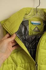 NEW Columbia Lime Green Omni Heat Thermal Vest | S