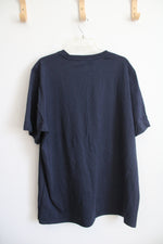 Adidas Navy American Flag Logo Tee | 2XL
