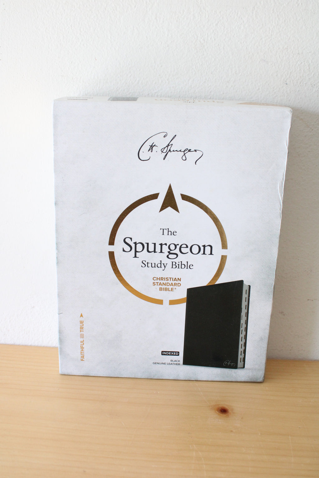 The Spurgeon Study Bible Christian Standard Bible Genuine Black Leather Bible