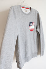 Converse All Star Gray Sweatshirt | S