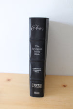 The Spurgeon Study Bible Christian Standard Bible Genuine Black Leather Bible