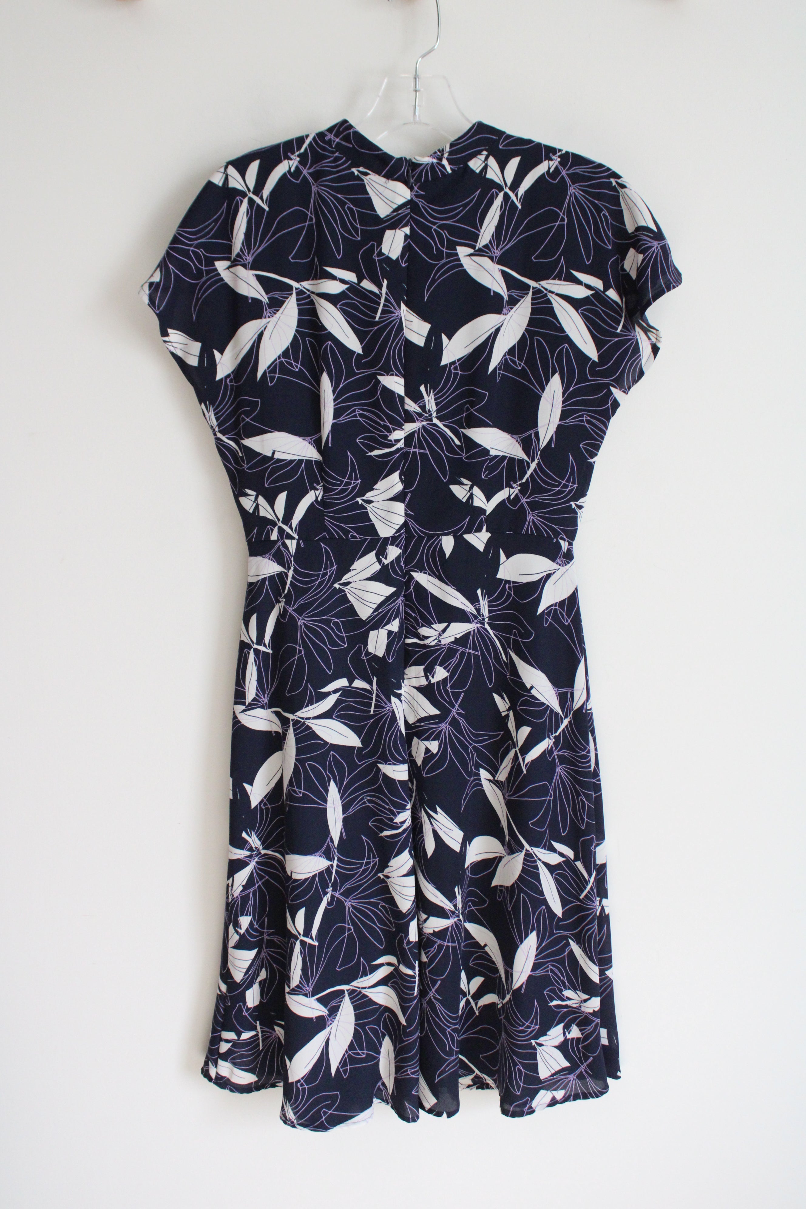 Banana Republic Blue Floral Chiffon Dress | 2