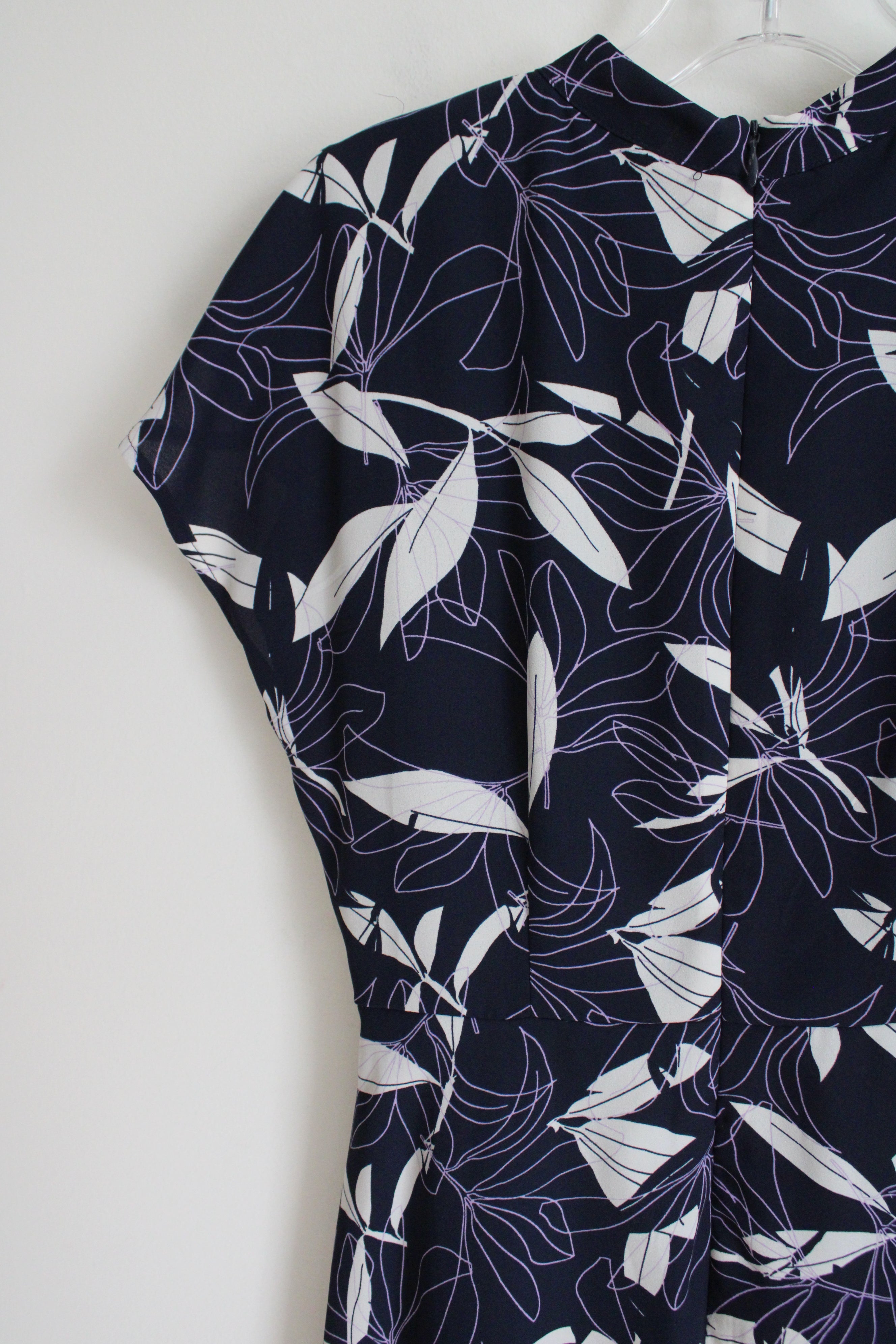 Banana Republic Blue Floral Chiffon Dress | 2