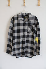 NEW Stanley Workwear Gray Black Flannel | L
