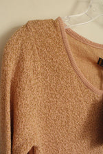 NEW Jeans by Buffalo Pink and Gold Ombre LS Sweater | L