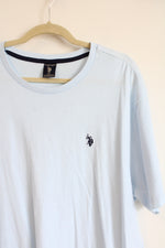 U.S. Polo Assn. Light Blue Cotton Blend Tee | XXL