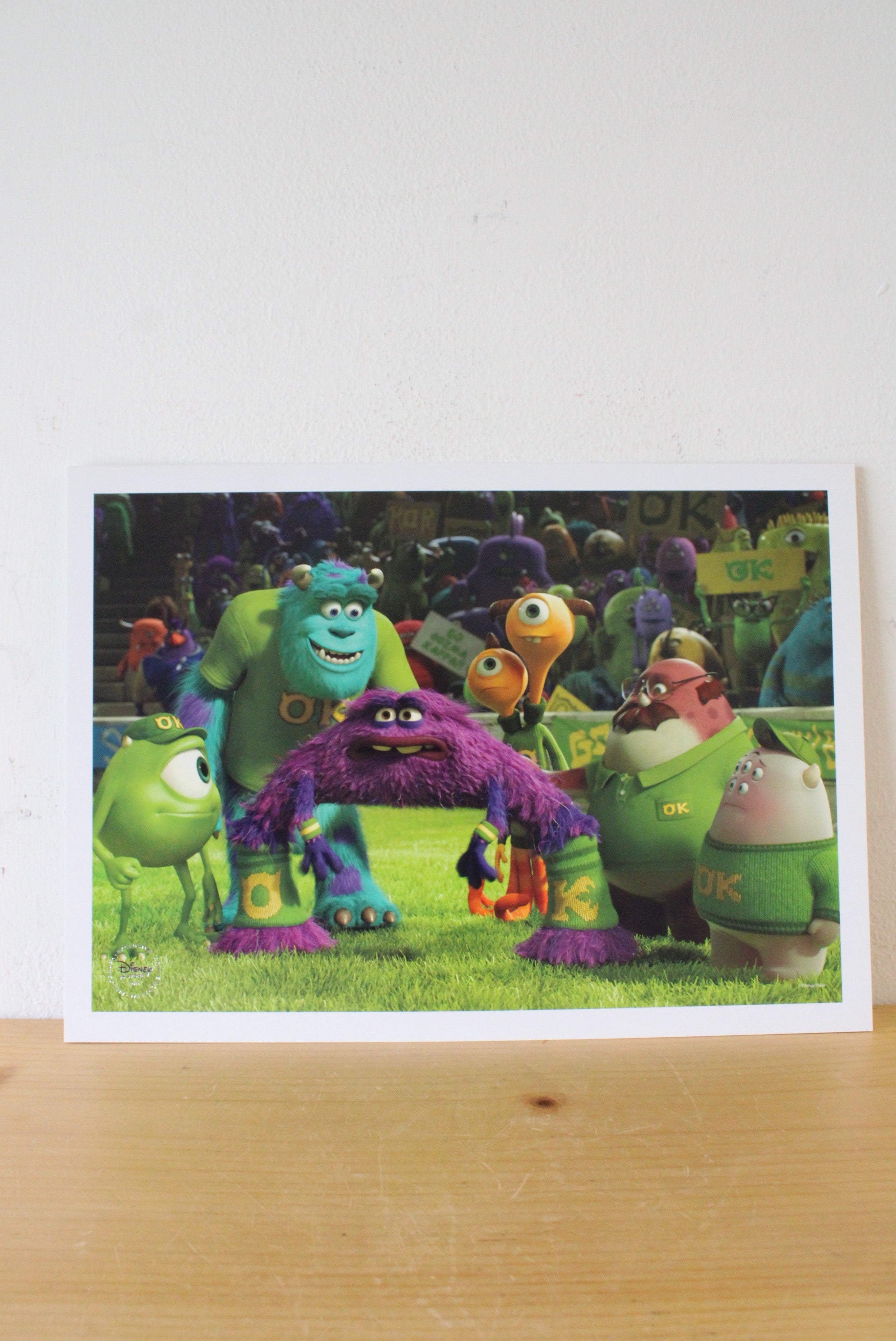 Disney Pixar Monsters University Exclusive Lithographs