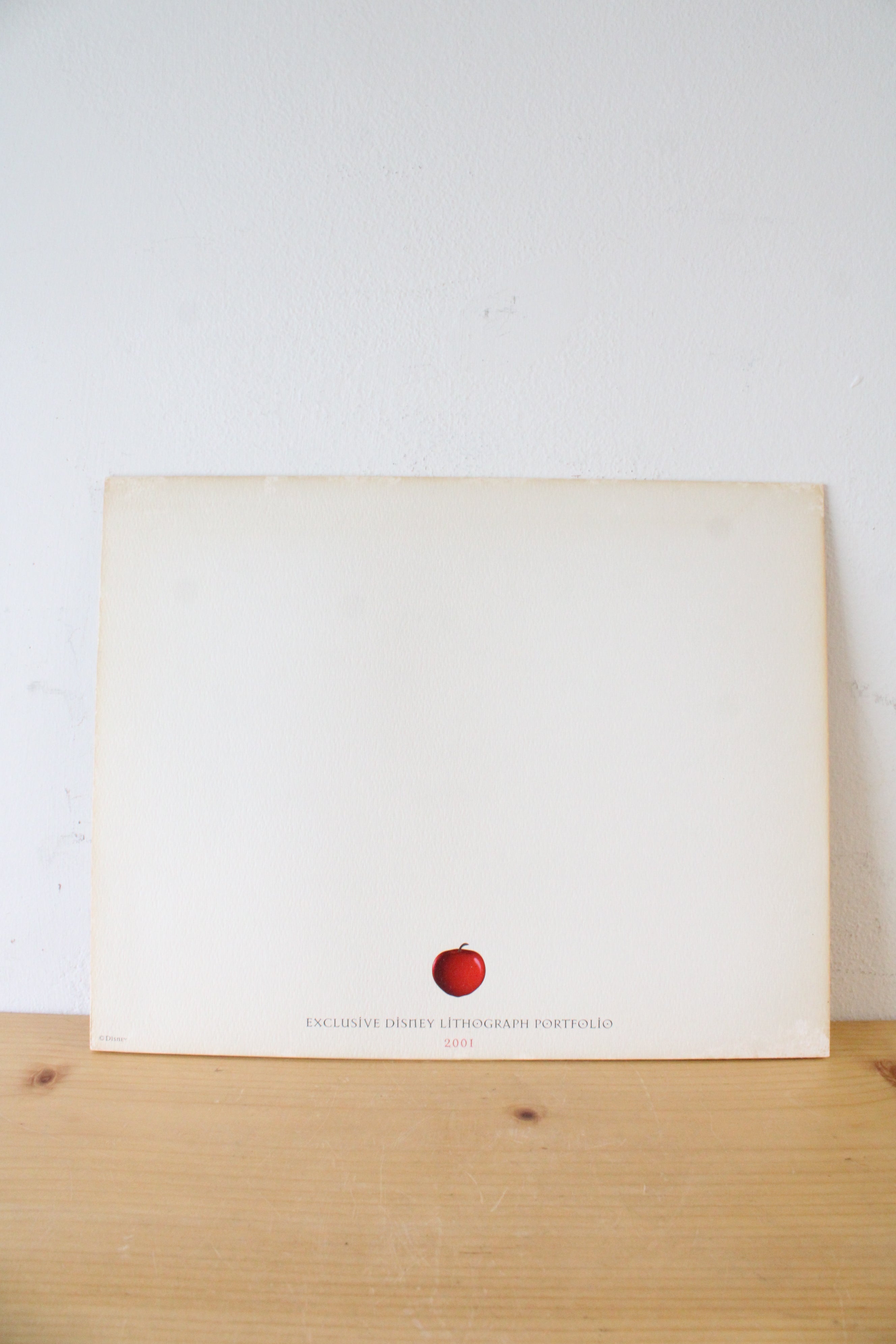 Disney 2001 Snow White & The Seven Dwarves Exclusive Lithograph Portfolio